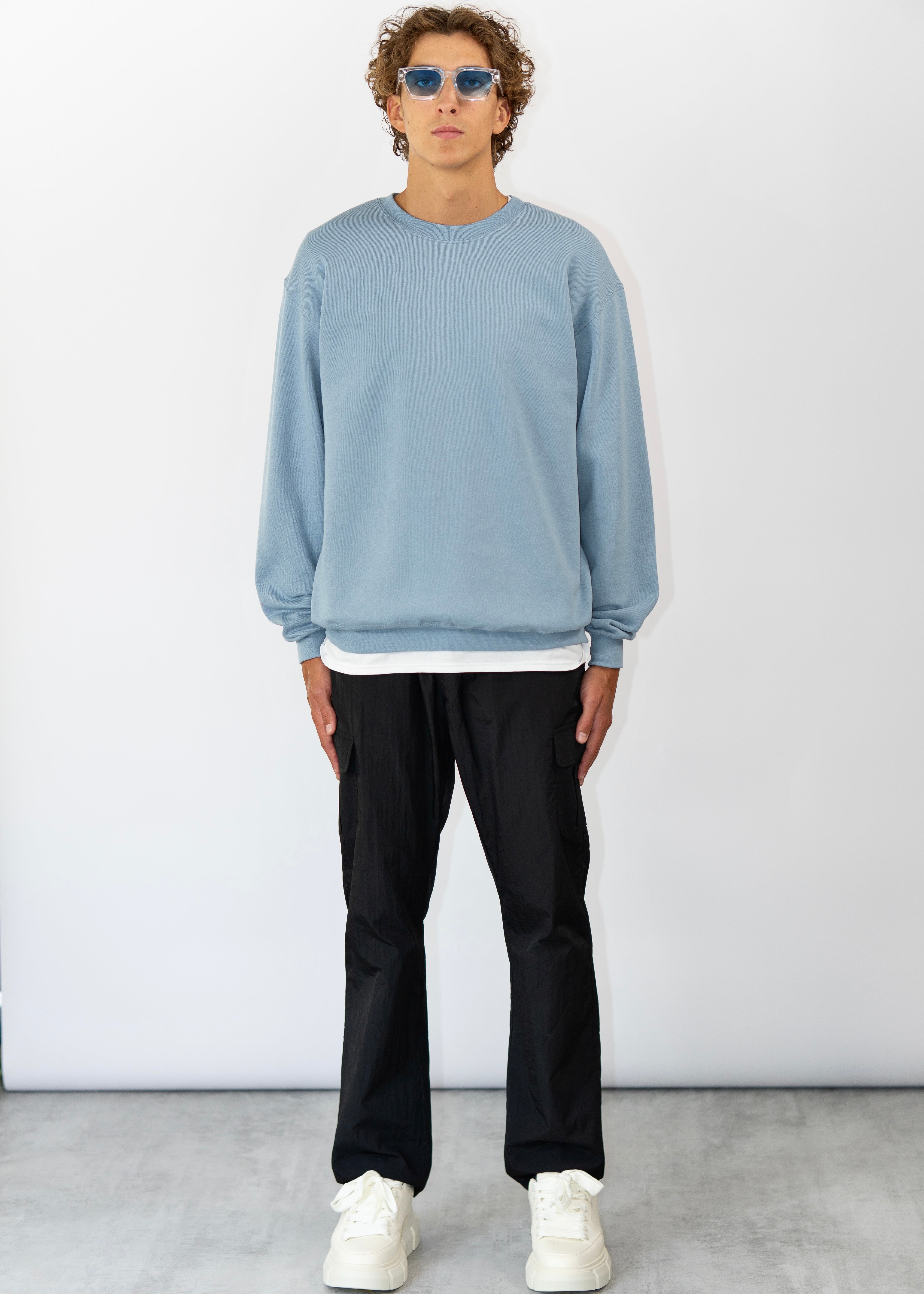 Essential Sweater | Blau Pastel