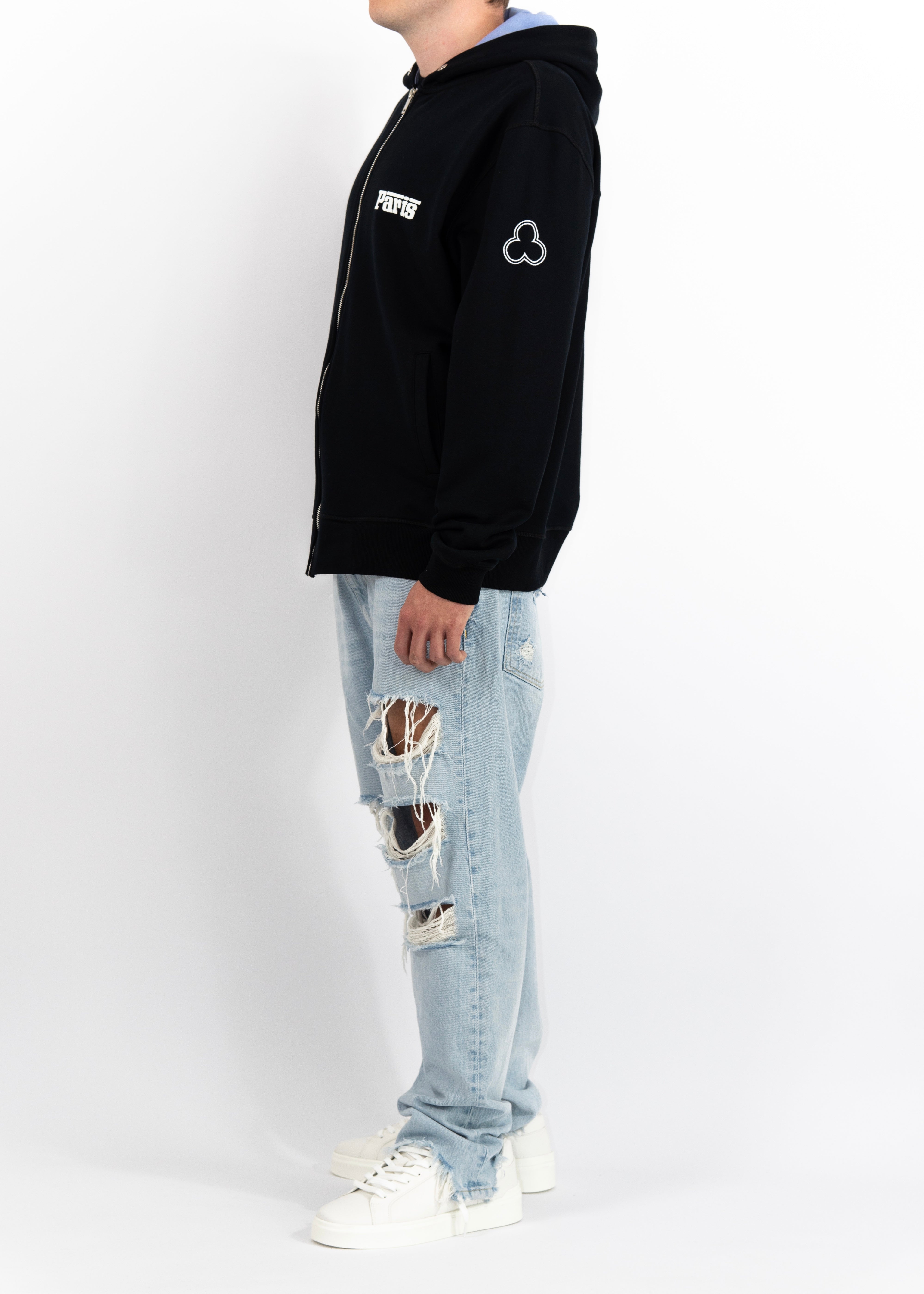 PARIS RACING ZIP-HOODIE