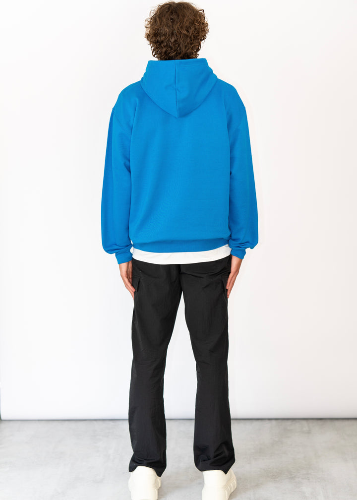 Essential Hoodie | Neon Blau