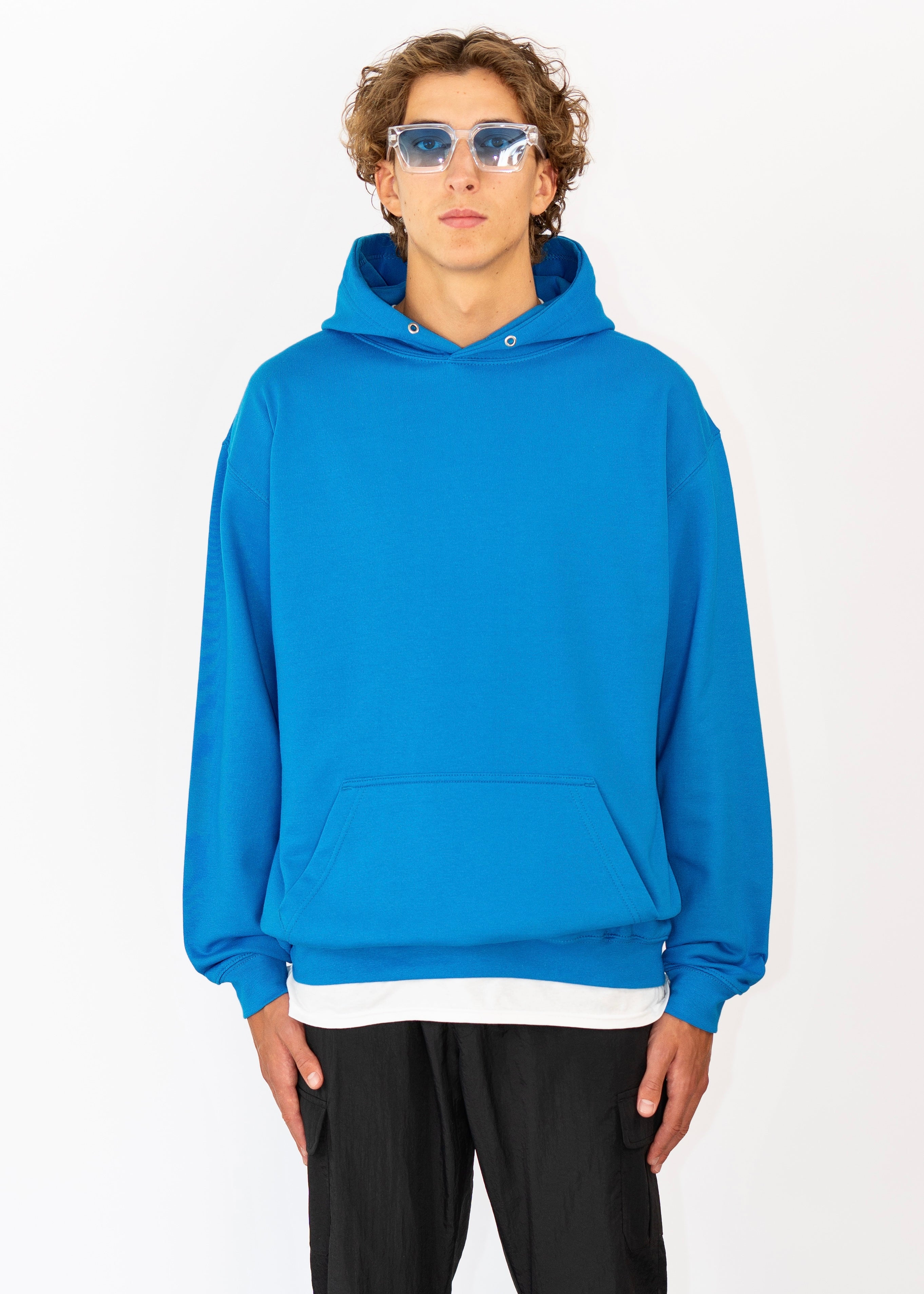 Essential Hoodie | Neon Blau